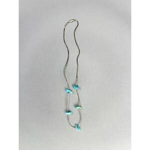 Turquoise Beaded‎ Southwest Native American Style Necklace 16"